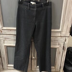 Dark Gray Straight Leg Jeans